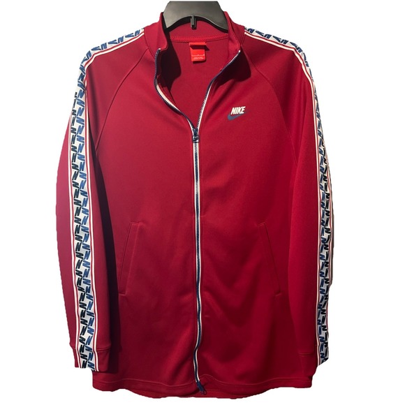 Nike Other - Nike Track Suit Jacket Full Zip‎ Great Design Size LG